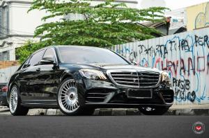 2019 Mercedes-Benz S450 AMG Line on Vossen Wheels (ML-R1)